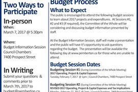 Upcoming Budget Meetings | Take Part in the Process