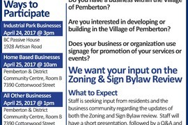 Have Your Say | Zoning & Sign Bylaw Review Consultation