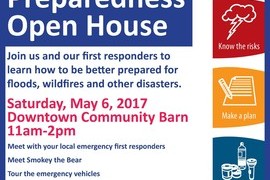 Emergency Preparedness Open House - Saturday, May 6th