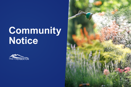 Community Notice: Water Restrictions Now Lifted