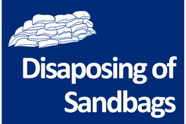 Disposal of Sandbags Used for Flood Protection