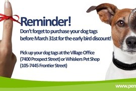 Reminder | Don't Forget to Purchase Dog Tags Before March 31st for Early Bird Discount