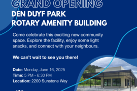 A New Community Space is Almost Here – Join Us June 16 to Celebrate the Rotary Amenity Building Opening