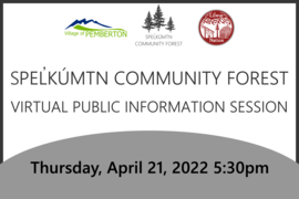 Spel̓kúmtn Community Forest Virtual Public Information Session