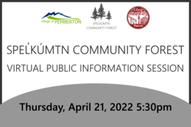 Spel̓kúmtn Community Forest Virtual Public Information Session