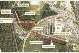 Notice to One Mile Lake Park Users - Pemberton Creek Dyking Project