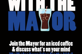 (Iced!) Coffee with the Mayor - Thursday, May 5th @ 5pm